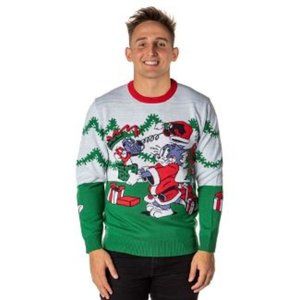 Tom and Jerry Ugly Christmas Sweater
